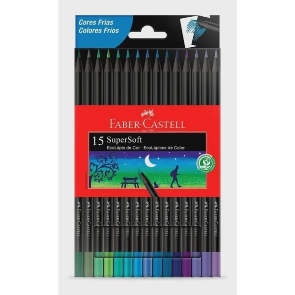 Lapis De Cor Supersoft Faber Castell