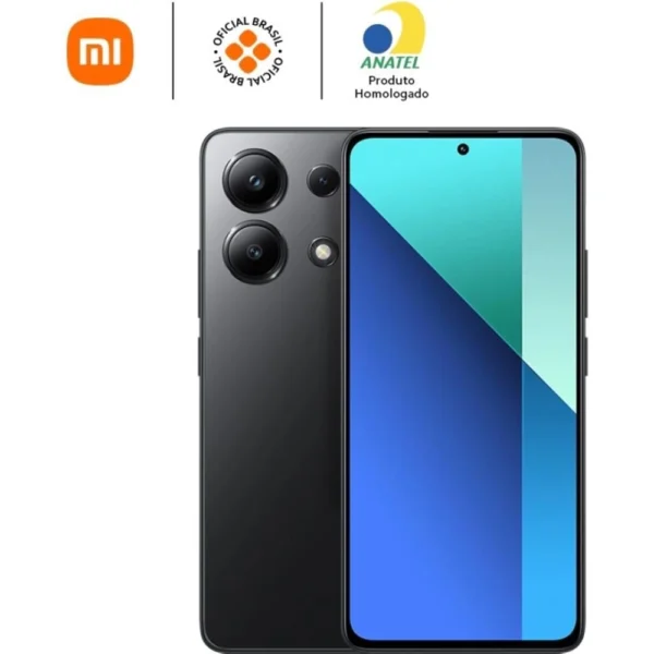 Smartphone Xiaomi Redmi Note 13 Tela 6,67" 4G 8GB de RAM + 256GB Câmera Traseira Tripla 108MP + 8MP + 2MP- Preto - Image 9